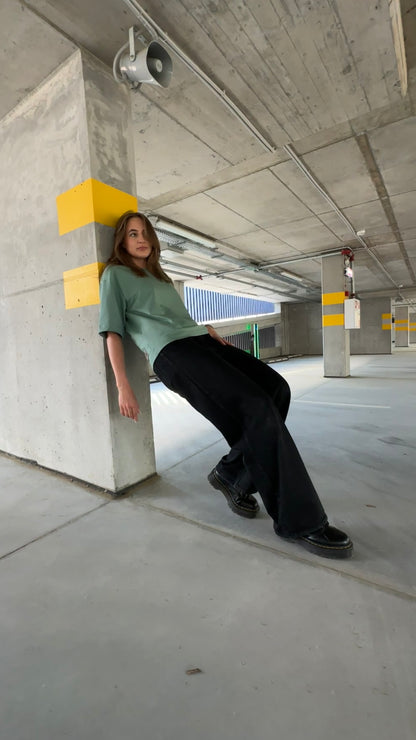 tvarūs unisex marškinėliai trumpomis rankovėmis