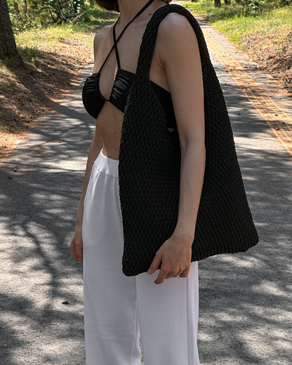 Didelė rankomis nerta rankinė | Dūna