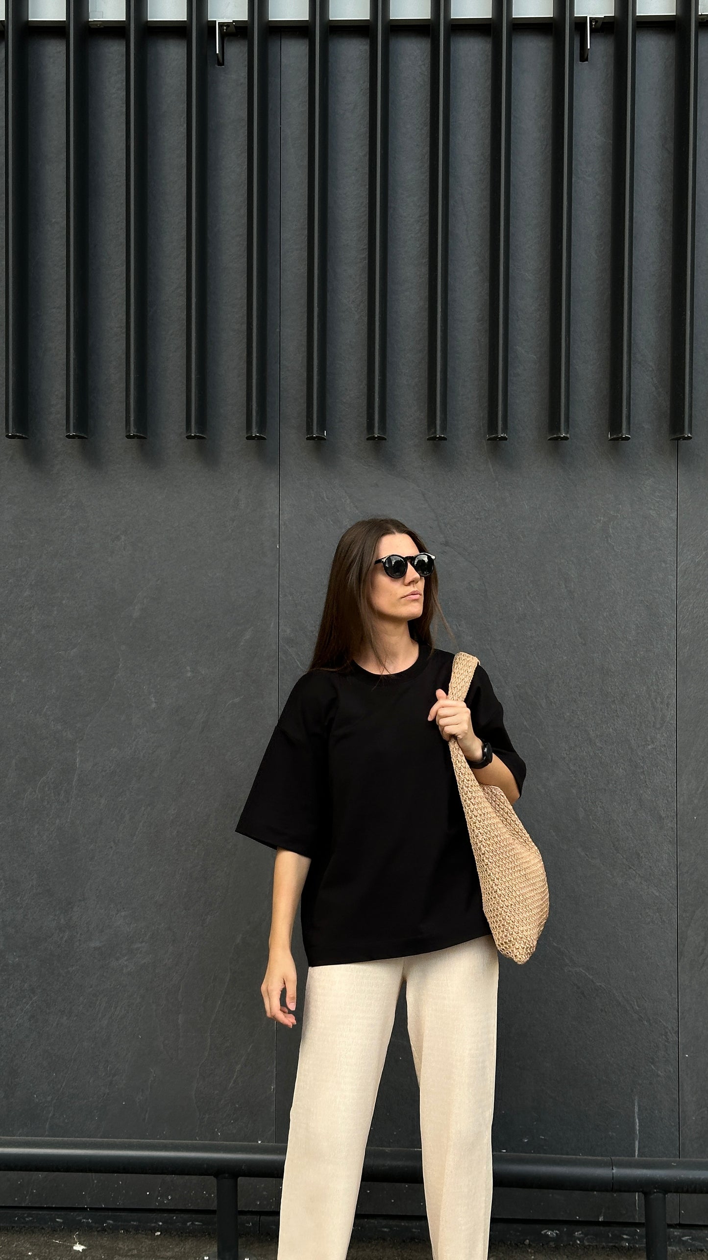 Didelė rankomis nerta rankinė | Dūna