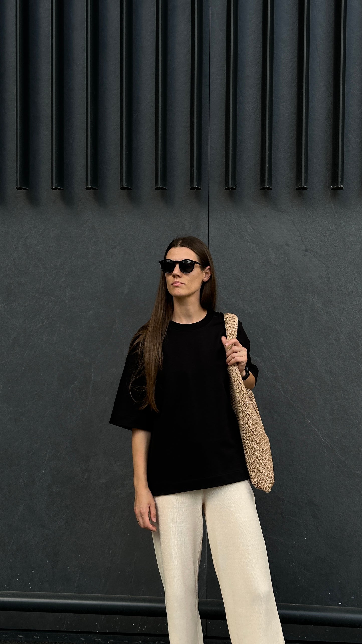 Didelė rankomis nerta rankinė | Dūna