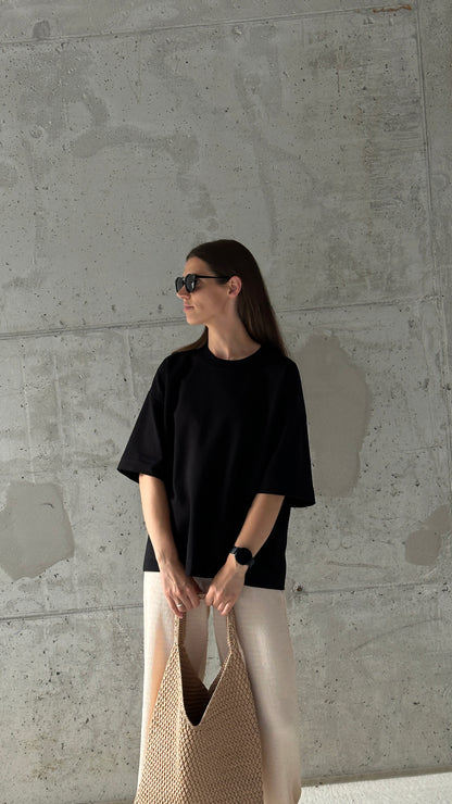 Didelė rankomis nerta rankinė | Dūna