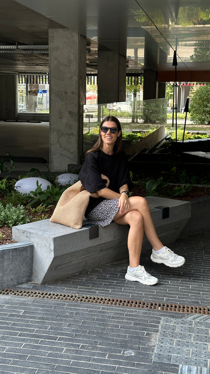 Didelė rankomis nerta rankinė | Dūna